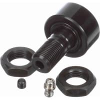 McGill Crowned HD Metric Cam Follower, Stud MR, Hex Hole, 35mm RD, Shielded