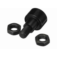 McGill Crowned Metric Cam Follower, Stud Mount Roller, Hex Hole, 19mm RD, Sealed