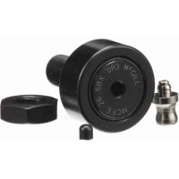 McGill Crowned Metric Cam Follower, Stud Mount Roller, Hex Hole, 26mm RD, Sealed