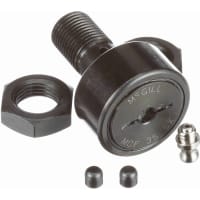 McGill Cylindrical Metric Cam Follower, Stud Mount Roller, Hex Hole, 35mm RD, Sealed