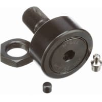 McGill Crowned Metric Cam Follower, Stud Mount Roller, Hex Hole, 52mm RD, Sealed