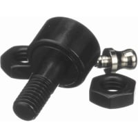 McGill Crowned Metric Cam Follower, Stud Mount Roller, 19mm RD, Screwdriver Slot