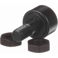 McGill Crowned Metric Cam Follower, Stud Mount Roller, 19mm RD, Hex Hole