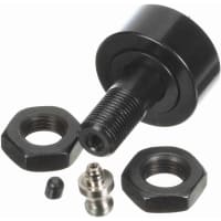 McGill Cylindrical Metric Cam Follower, Stud Mount Roller, 26mm RD, Hex Hole