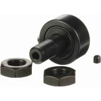 McGill Crowned Metric Cam Follower, Stud Mount Roller, Hex Hole, 26mm RD, Sealed