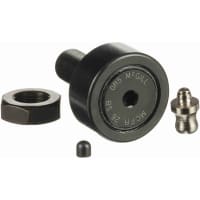 McGill Crowned Metric Cam Follower, Stud Mount Roller, 26mm RD, Hex Hole