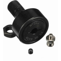 McGill Cylindrical Metric Cam Follower, Stud Mount Roller, 30mm RD, Screwdriver Slot