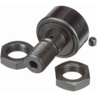 McGill Cylindrical Metric Cam Follower, Stud Mount Roller, Hex Hole, 35mm RD, Sealed