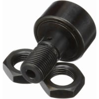 McGill Crowned Metric Cam Follower, Stud Mount Roller, Hex Hole, 35mm RD, Sealed