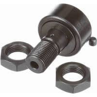 McGill Cylindrical Metric Cam Follower, Stud Mount Roller, 35mm RD, Screwdriver Slot