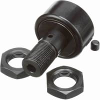 McGill Crowned Metric Cam Follower, Stud Mount Roller, Hex Hole, 47mm RD, Sealed