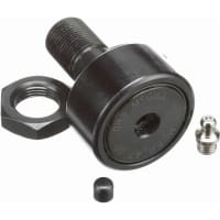 McGill Crowned Metric Cam Follower, Stud Mount Roller, 47mm RD, Hex Hole