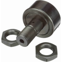 McGill Cylindrical Metric Cam Follower, Stud Mount Roller, Hex Hole, 62mm RD, Sealed