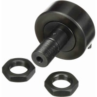 McGill Crowned Metric Cam Follower, Stud Mount Roller, 72mm RD, Screwdriver Slot