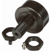 McGill Crowned Metric Cam Follower, Stud Mount Roller, Hex Hole, 72mm RD, Sealed