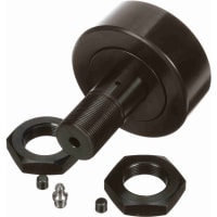 McGill Crowned Metric Cam Follower, Stud Mount Roller, 90mm RD, Screwdriver Slot