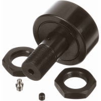 McGill Crowned Metric Cam Follower, Stud Mount Roller, Hex Hole, 80mm RD, Sealed