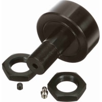 McGill Crowned Metric Cam Follower, Stud Mount Roller, Hex Hole, 85mm RD, Sealed