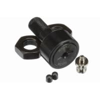 McGill Crowned Metric Cam Follower, Stud Mount Roller, 22mm RD, Screwdriver Slot