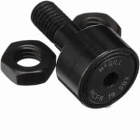 McGill Cylindrical Metric Cam Follower, Stud Mount Roller, Hex Hole, 19mm RD, Sealed