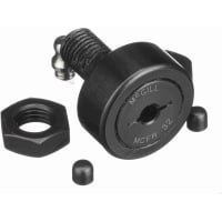 McGill Crowned Metric Cam Follower, Stud Mount Roller, 32mm RD, Screwdriver Slot