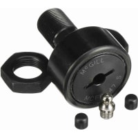 McGill Crowned Metric Cam Follower, Stud Mount Roller, Hex Hole, 52mm RD, Sealed