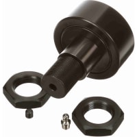 McGill Crowned Metric Cam Follower, Stud Mount Roller, Hex Hole, 80mm RD, Sealed