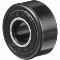 McGill Cylindrical Metric Cam Follower, Yoke Mount Roller, 32mm RD