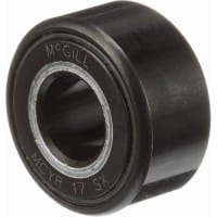 McGill Cylindrical Metric Cam Follower, Yoke Mount Roller, 40mm RD, Sealed