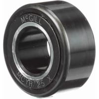 McGill Cylindrical Metric Cam Follower, Yoke Mount Roller, 52mm RD