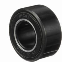 McGill Cylindrical Metric Cam Follower, Yoke Mount Roller, 62mm RD, Sealed