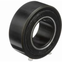 McGill Crowned Metric Cam Follower, Yoke Mount Roller, 80mm RD