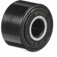 McGill Cylindrical Metric Cam Follower, Yoke Mount Roller, 24mm RD