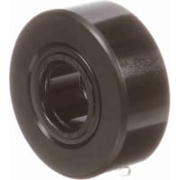 McGill Crowned Heavy Duty Metric Cam Follower, Yoke Mount Roller, 62mm RD, Shielded