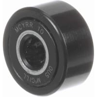 McGill Crowned Metric Cam Follower, Yoke Mount Roller, 30mm RD