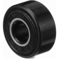 McGill Crowned Metric Cam Follower, Yoke Mount Roller, 32mm RD, Sealed