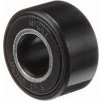 McGill Crowned Metric Cam Follower, Yoke Mount Roller, 40mm RD, Sealed