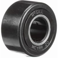 McGill Cylindrical Metric Cam Follower, Yoke Mount Roller, 47mm RD