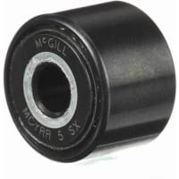 McGill Cylindrical Metric Cam Follower, Yoke Mount Roller, 16mm RD, Sealed