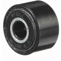 McGill Crowned Metric Cam Follower, Yoke Mount Roller, 19mm RD, Sealed