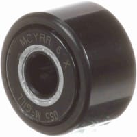 McGill Cylindrical Metric Cam Follower, Yoke Mount Roller, 19mm RD