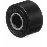 McGill Crowned Metric Cam Follower, Yoke Mount Roller, 24mm RD