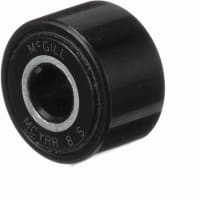 McGill Crowned Metric Cam Follower, Yoke Mount Roller, 24mm RD, Sealed