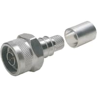 Amphenol - Times Microwave Systems Connector, N-Male Plug, Crimp, Hex-Knurl, Braid, LMR-400 Series