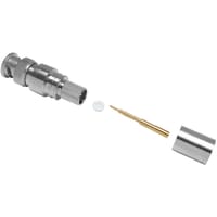 Amphenol - Times Microwave Systems Crimp Connector, BNC-Male Plug, No Braid, LMR-400 Series