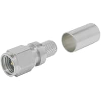 Amphenol - Times Microwave Systems Standard Connector, Crimp, SMA-Male Plug, No Braid, LMR-240 Series