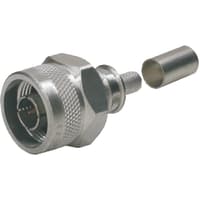 Amphenol - Times Microwave Systems Crimp Connector, N-Male Plug, No Braid, LMR-195 Series