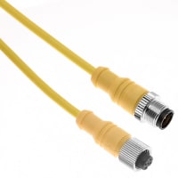 Mencom Cables and Receptacles4 PL MDC M-F EXT, 5M, 22AWG