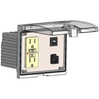 Mencom Panel Interface ConnectorsGFI; RJ45; 3A; LP3