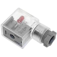 Mencom Valve Connector SetI-S B 10-50V LED FBD PG 9